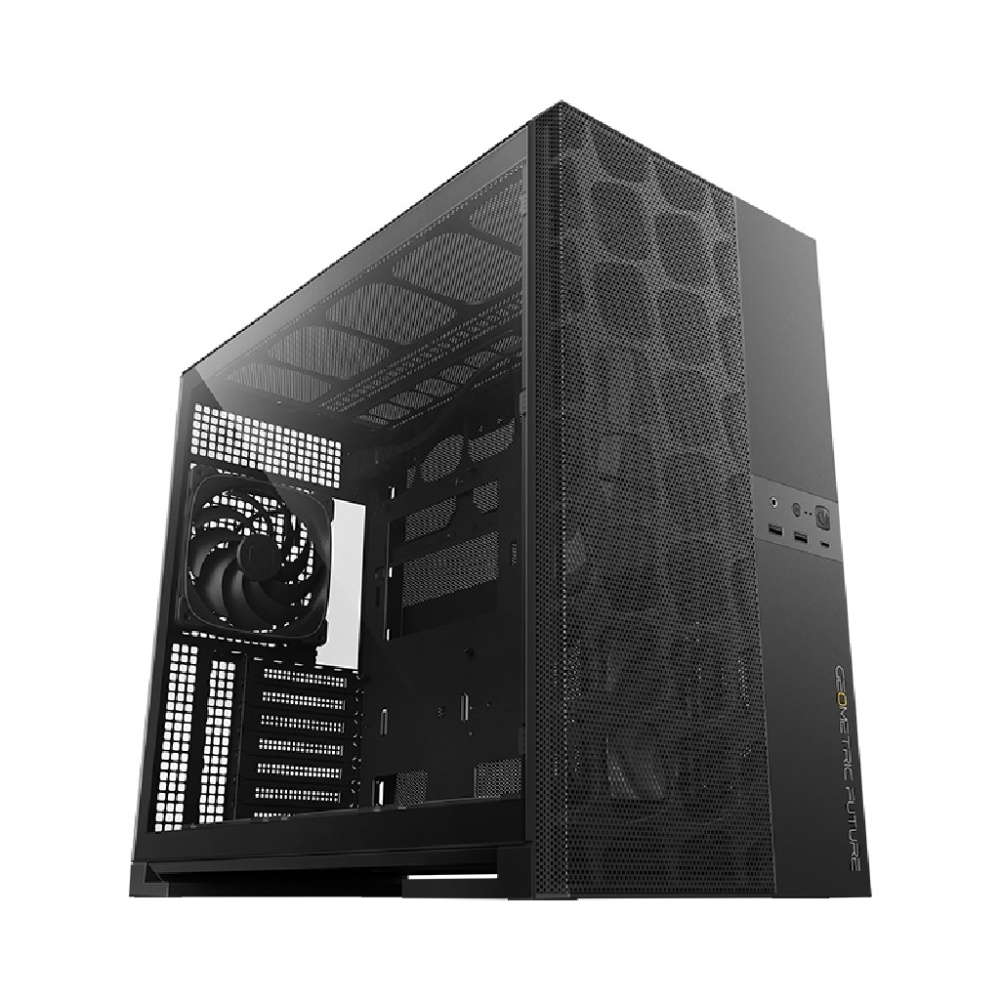 Компьютерный корпус Geometric Future Model 5 ARGB Vent Black with fans (1AM5VTBK01100)