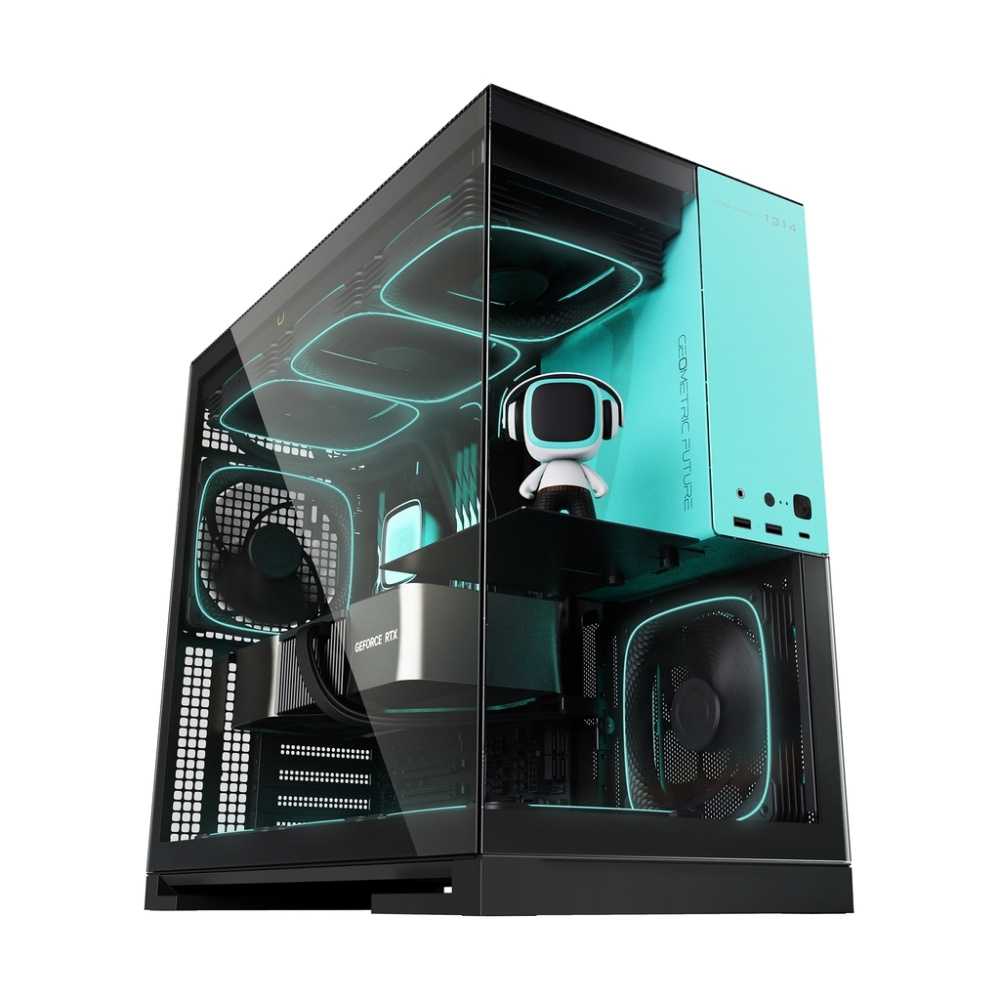Компьютерный корпус Geometric Future Model 5 Black/Blue with fans (1AM5WKBB00110)