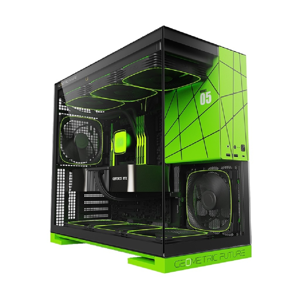 Компьютерный корпус Geometric Future Model 5 NV Style ARGB Limited Edition with fans (1AM5WKNV01100)