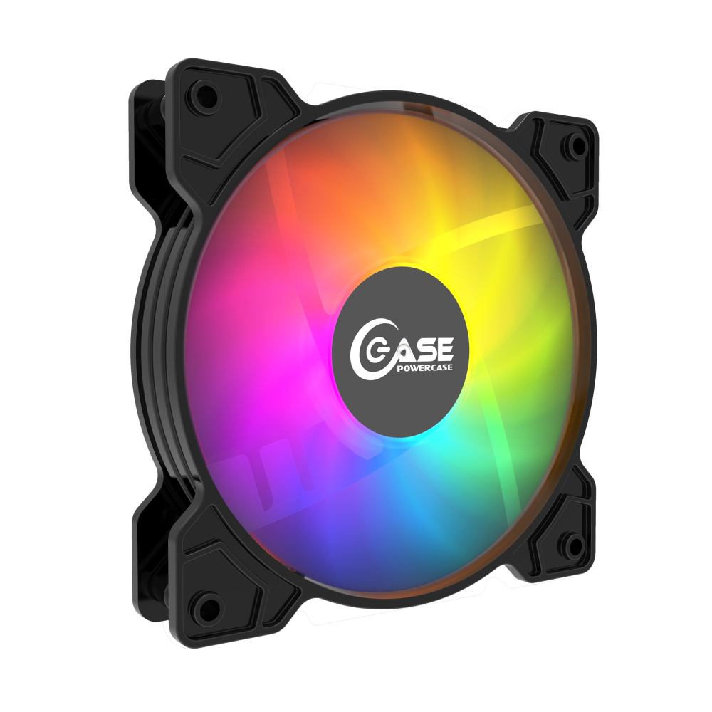 Вентилятор для корпуса Powercase (M2_6P) ARGB Black