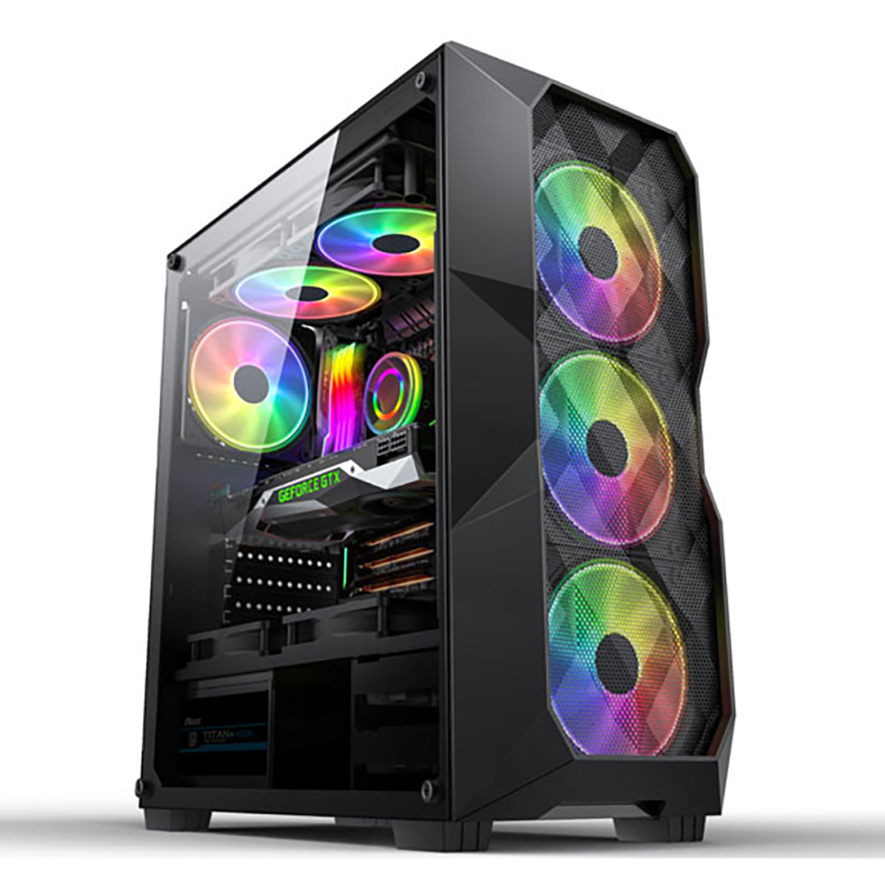 Компьютерный корпус ALSEYE TG Black (Big Jony -B)