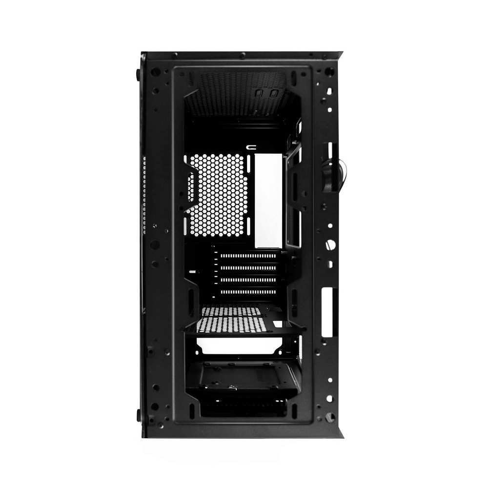 Компьютерный корпус 1STPLAYER TRILOBITE T3 Black TG LED fans (T3-BK-4F1)