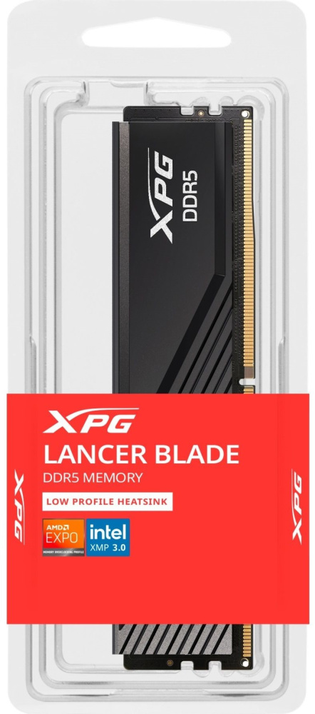 Оперативная память 16 Gb 5600 MHz ADATA XPG LANCER Blade Black (AX5U5600C4616G-SLABBK)