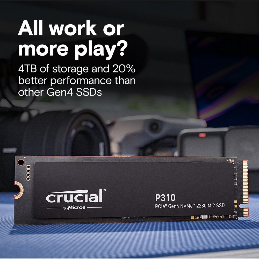 Твердотельный накопитель CRUCIAL 4000 Gb P310 (CT4000P310SSD8)