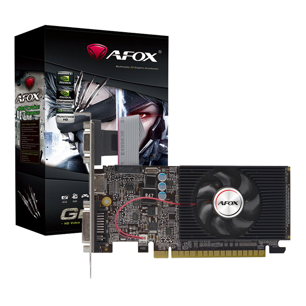 Видеокарта AFox (AF610-1024D3L7-V6) GeForce GT 610 1GB SINGLE FAN