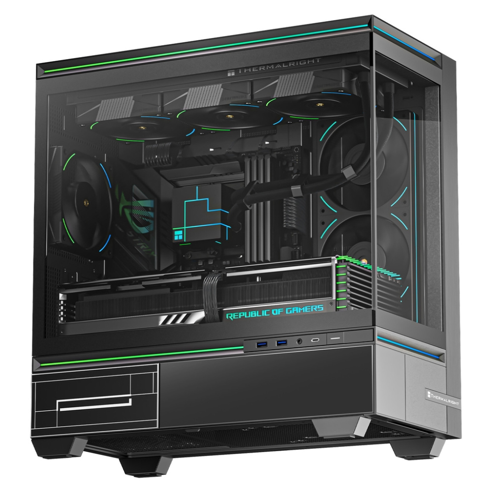 Компьютерный корпус Thermalright M10 TG Black (TRTLM10B)