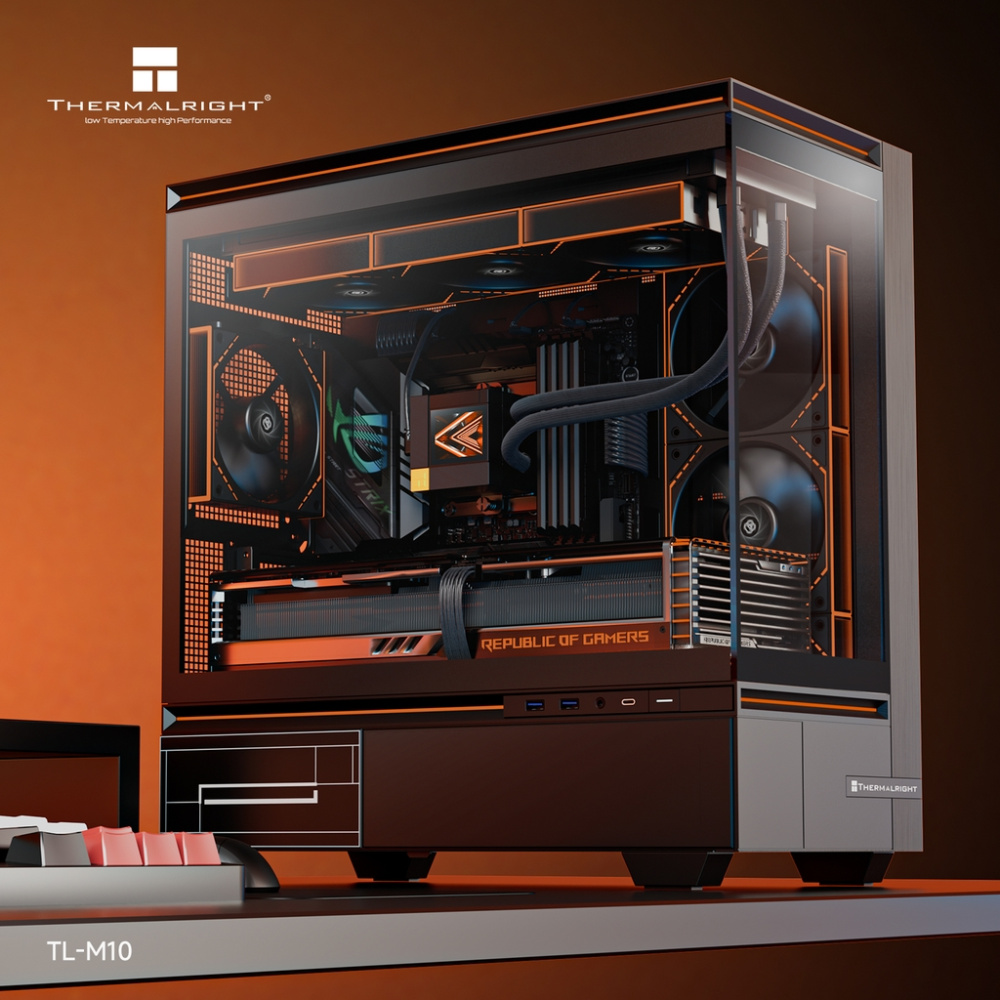 Компьютерный корпус Thermalright M10 TG Black (TRTLM10B)
