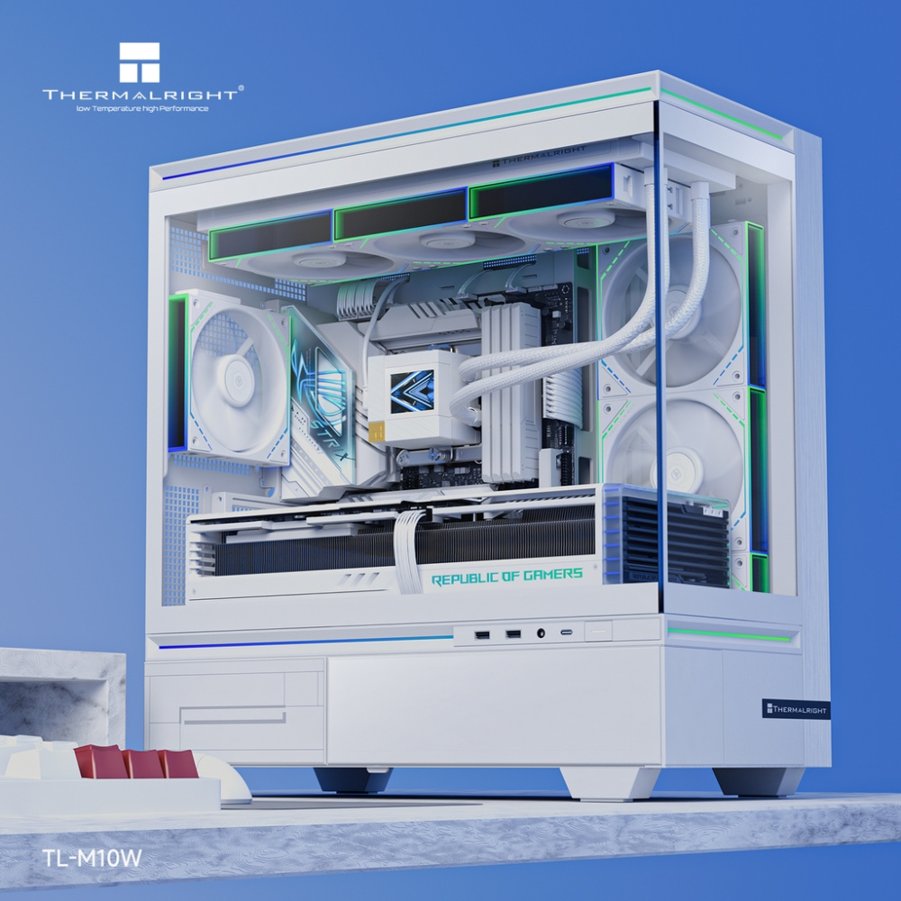 Компьютерный корпус Thermalright M10 TG White (TRTLM10W)