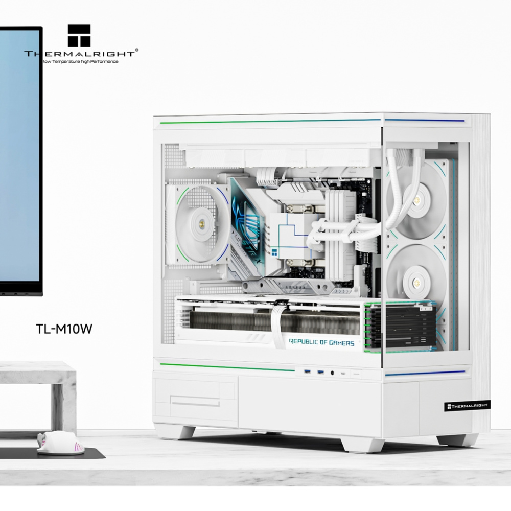 Компьютерный корпус Thermalright M10 TG White (TRTLM10W)