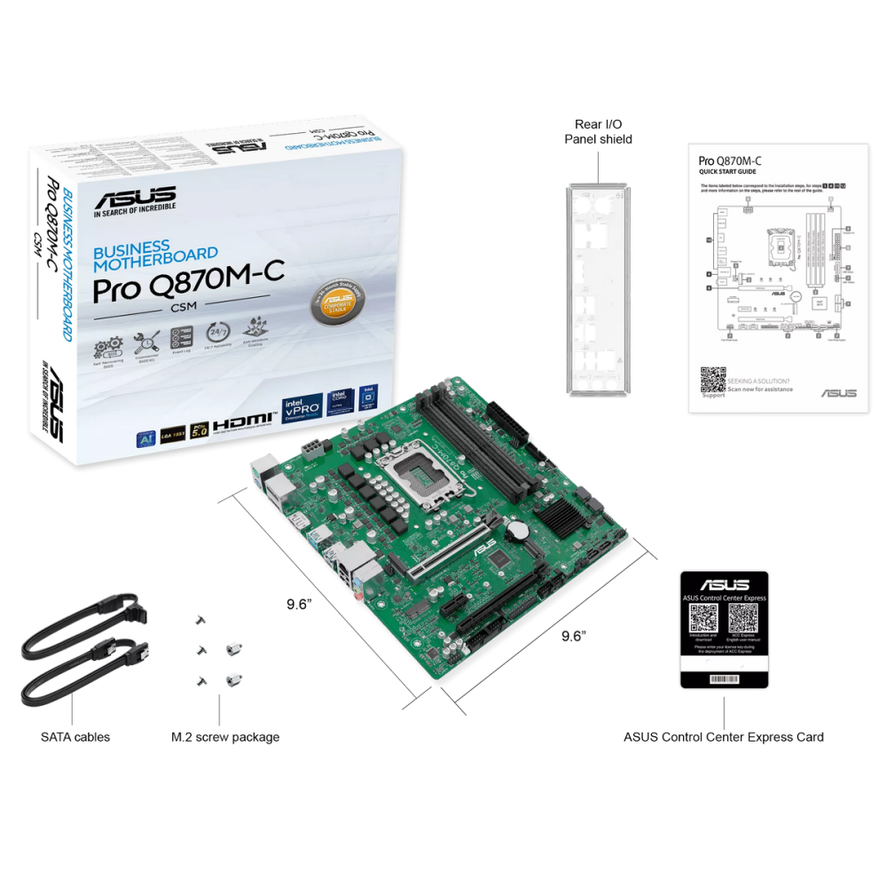 Материнская плата ASUS PRO Q870M-C-CSM (90MB1KEP-M0EAYC)