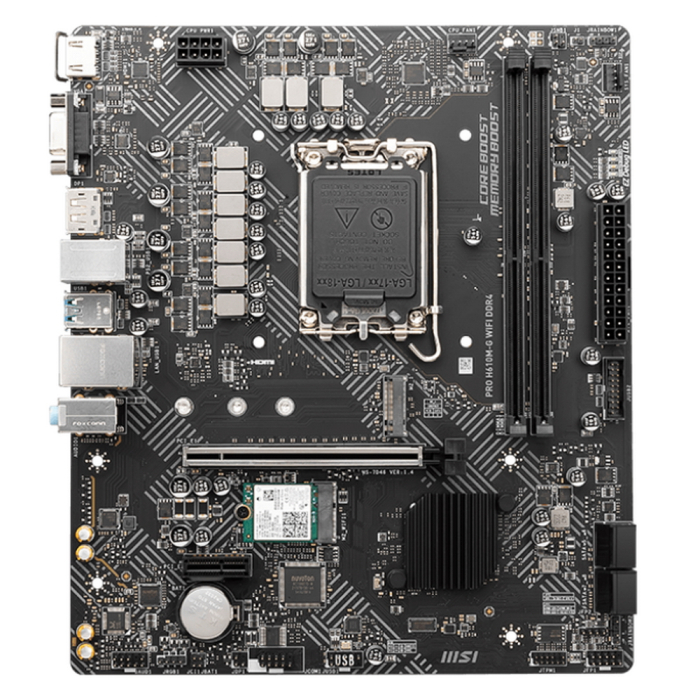 Материнская плата MSI PRO H610M-G WIFI DDR4