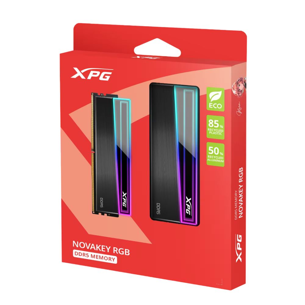 Оперативная память 32 Gb 5600 MHz ADATA XPG NOVAKEY RGB Black (AX5U5600C4616G-DCNKRBK)