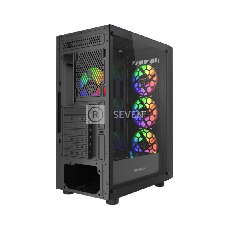 Компьютерный корпус Powercase Mistral EA16 TG FRGB Black (CMAEA16-L4)