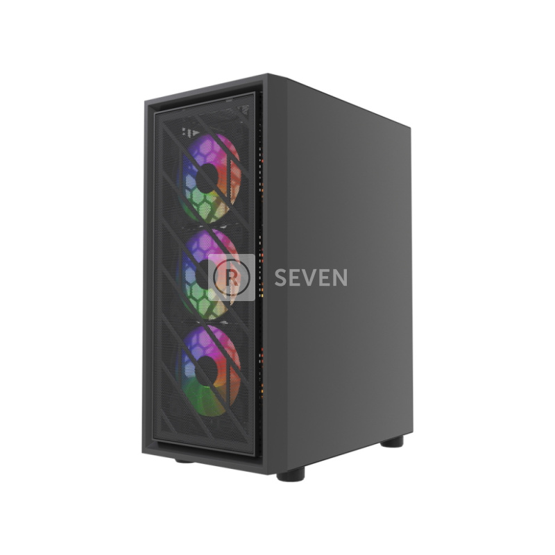 Компьютерный корпус Powercase Mistral EA16 TG FRGB Black (CMAEA16-L4)