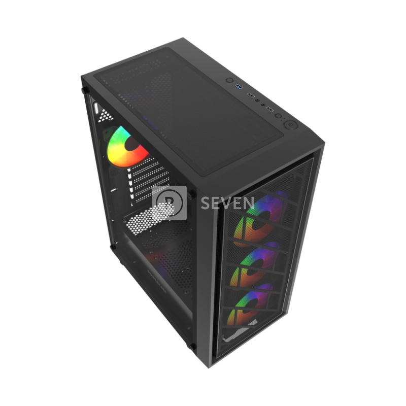 Компьютерный корпус Powercase Mistral EA16 TG FRGB Black (CMAEA16-L4)