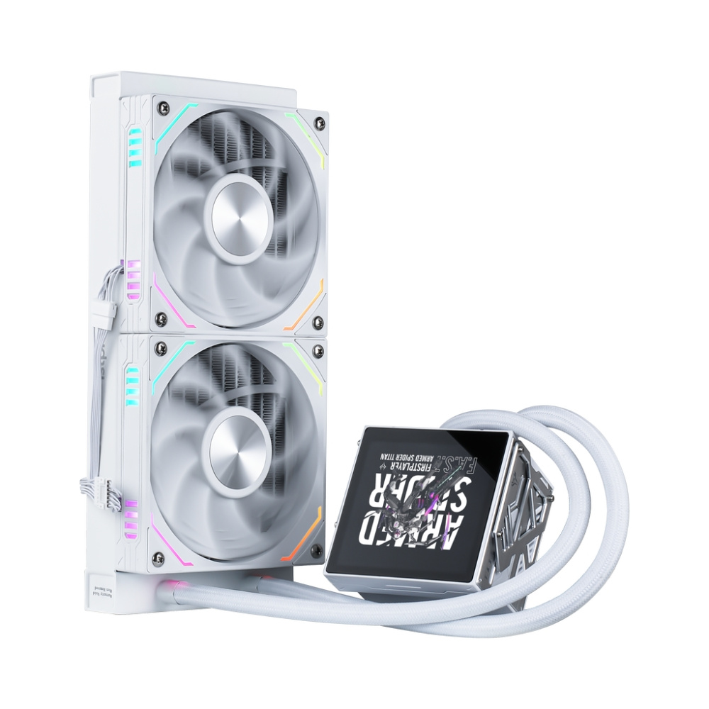 Система жидкостного охлаждения для процессора 1STPLAYER F.A.S.T. FT-240 ARGB LCD White (FT-240-WH)