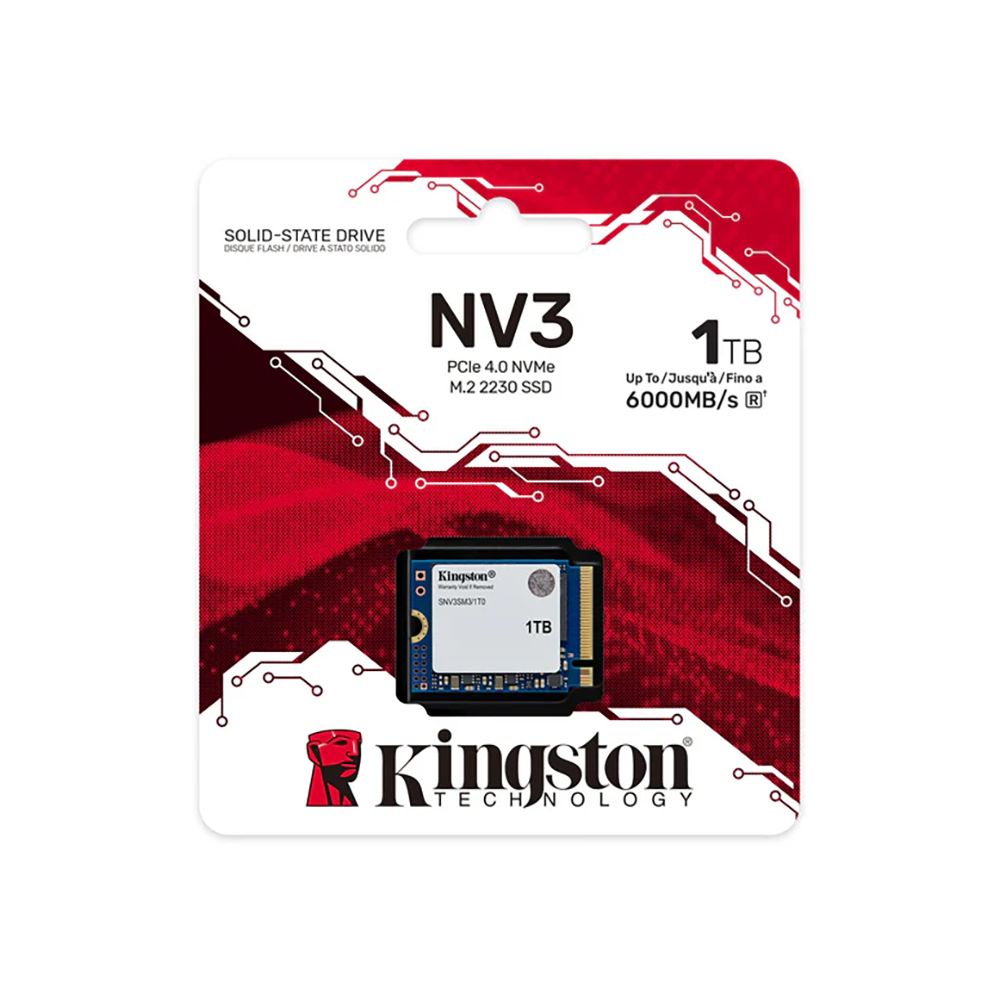Твердотельный накопитель Kingston 1000 Gb NV3 M.2 2230 (SNV3SM3/1T0)