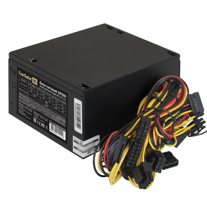 Блок питания ExeGate 550W XP550 Black (EX282070RUS)