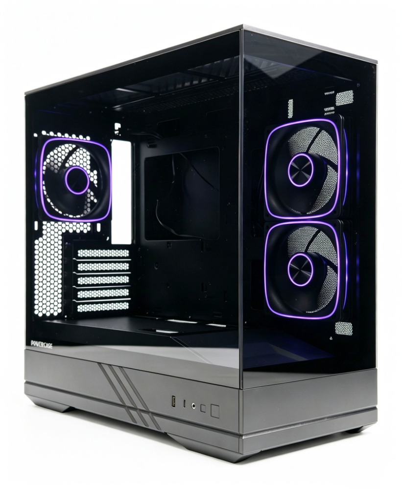 Компьютерный корпус Powercase GT3 TG ARGB Black (CMGT3B-A3)