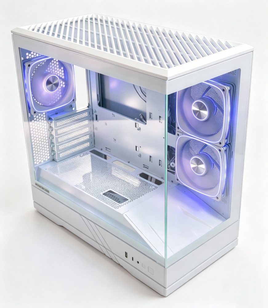 Компьютерный корпус Powercase GT3 TG ARGB White (CMGT3W-A3)