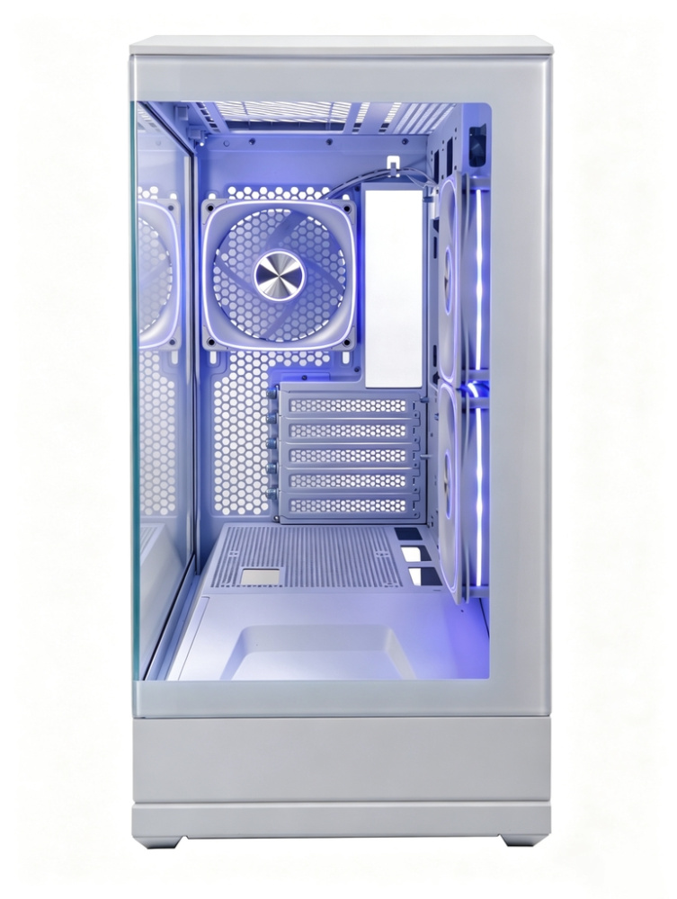 Компьютерный корпус Powercase GT3 TG ARGB White (CMGT3W-A3)