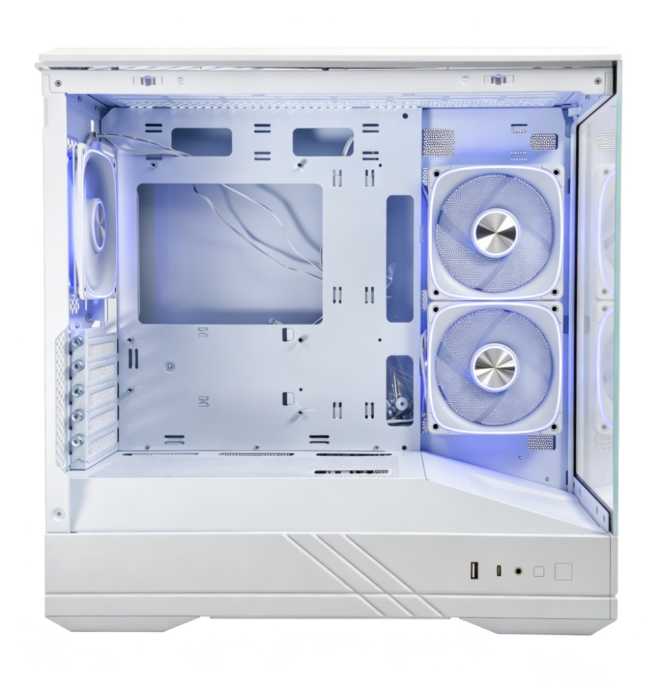 Компьютерный корпус Powercase GT3 TG ARGB White (CMGT3W-A3)