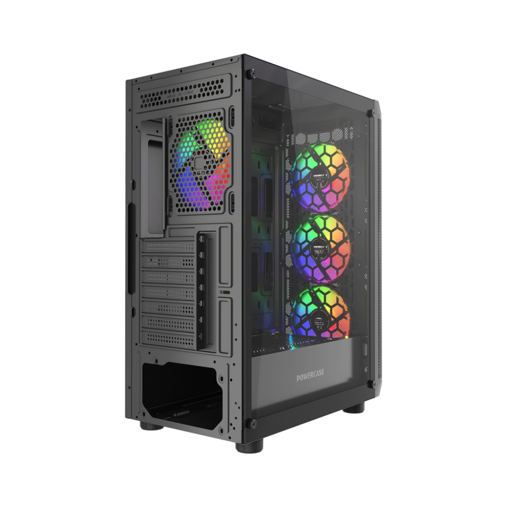Компьютерный корпус Powercase Mistral EA22 TG FRGB Black (CMAEA22-L4)