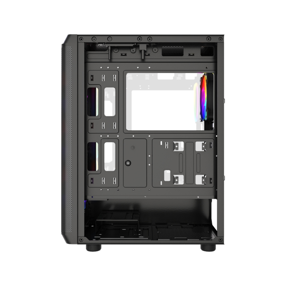 Компьютерный корпус Powercase Mistral EA22 TG FRGB Black (CMAEA22-L4)