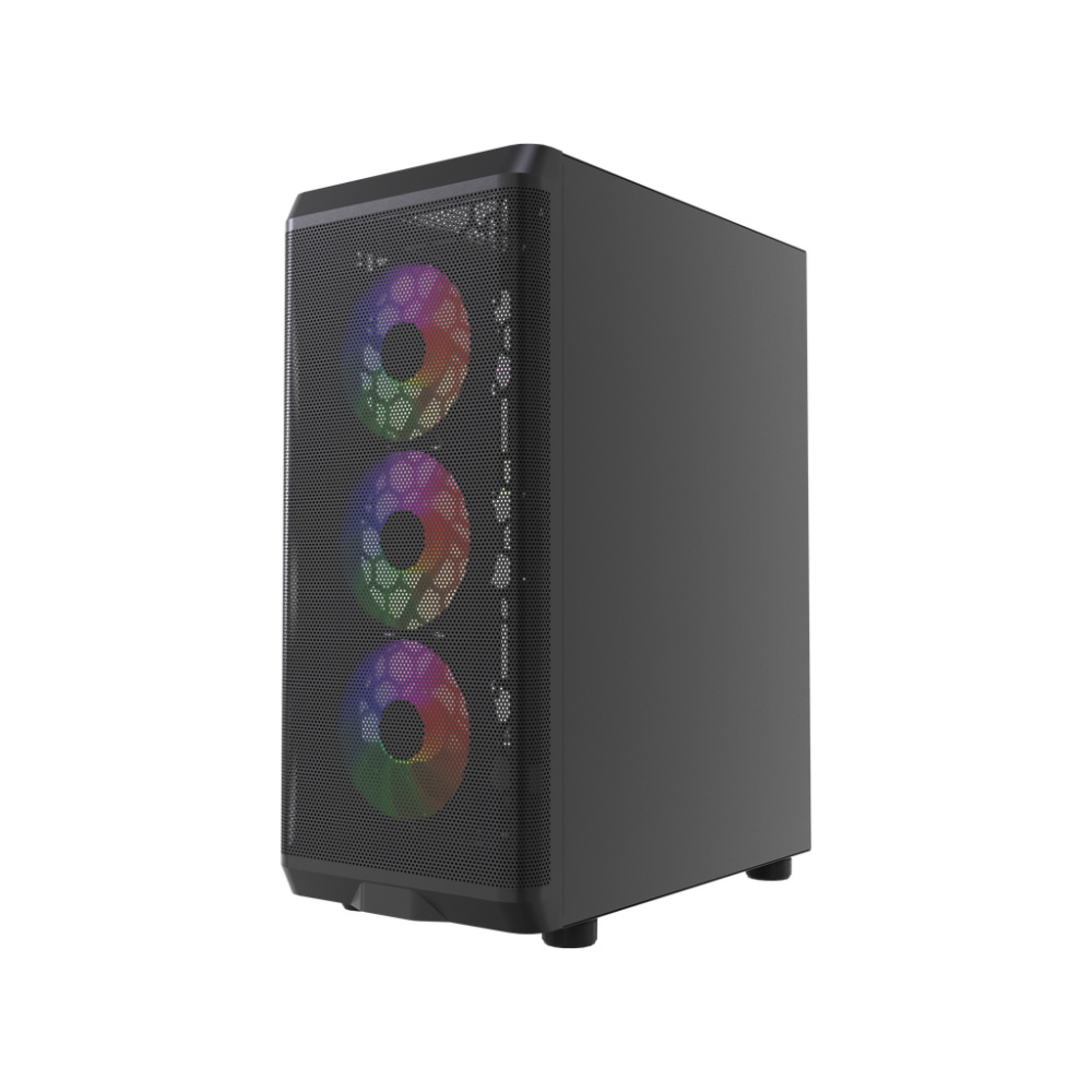Компьютерный корпус Powercase Mistral EA22 TG FRGB Black (CMAEA22-L4)