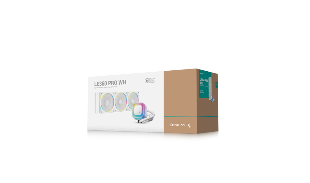 Система жидкостного охлаждения для процессора Deepcool LE360 PRO WH ARGB White