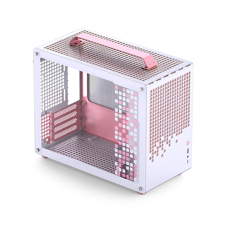 Компьютерный корпус JONSBO Jonsplus Z20 TG Pink/White
