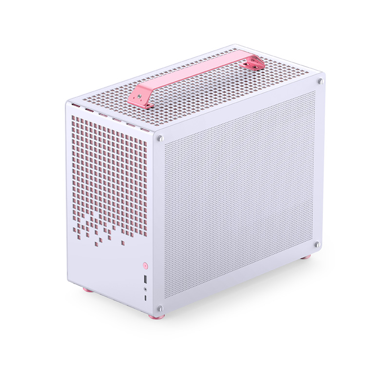 Компьютерный корпус JONSBO Jonsplus Z20 TG Pink/White