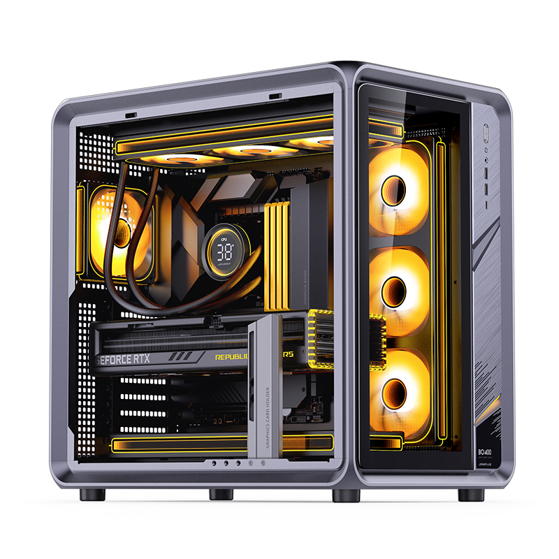 Компьютерный корпус JONSBO JONSPLUS TG Gray (BO400CG)