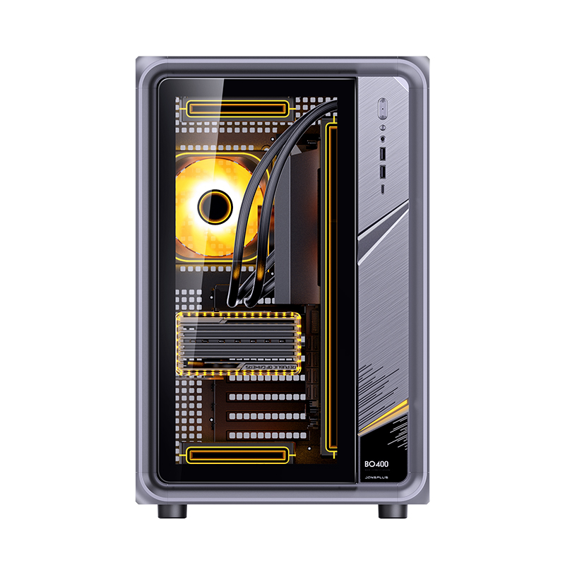 Компьютерный корпус JONSBO JONSPLUS TG Gray (BO400CG)