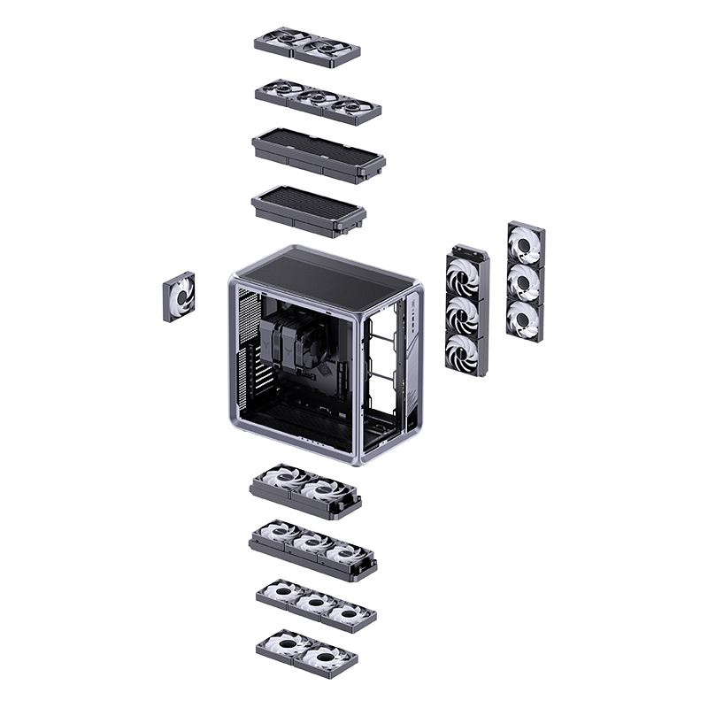 Компьютерный корпус JONSBO JONSPLUS TG Gray (BO400CG)