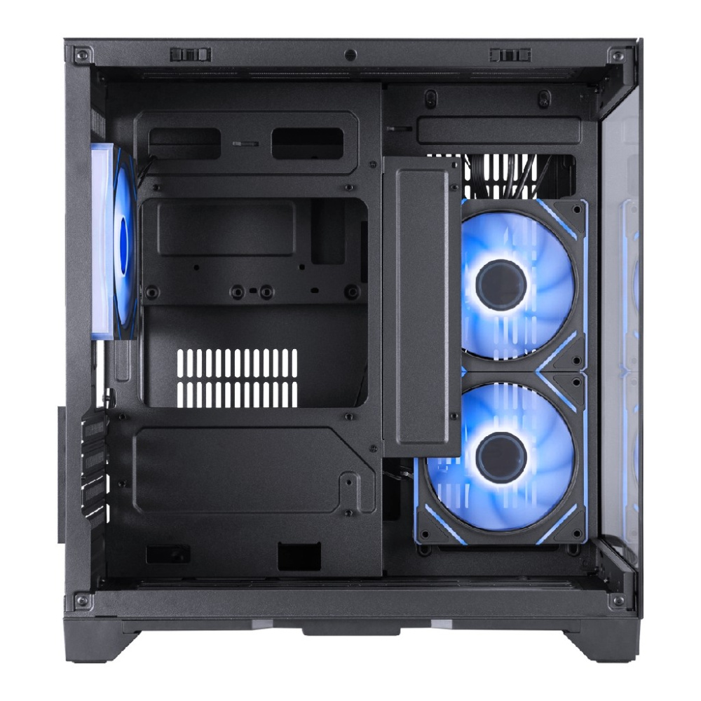 Компьютерный корпус 1STPLAYER MEGAVIEW MV5-TP ARGB Black (MV5-TP-BK-2FC7R-1FC7)
