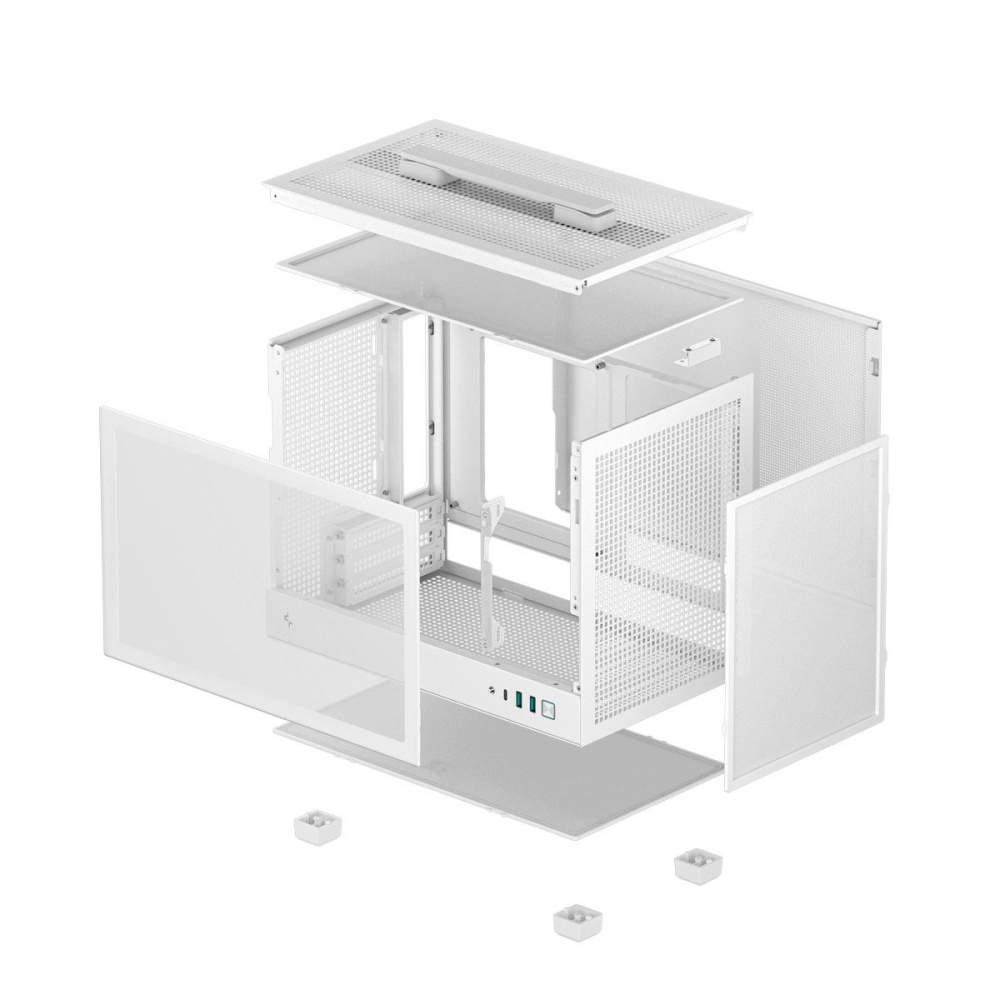 Компьютерный корпус Deepcool CH160 White (R-CH160-WHNGI0-G-1)