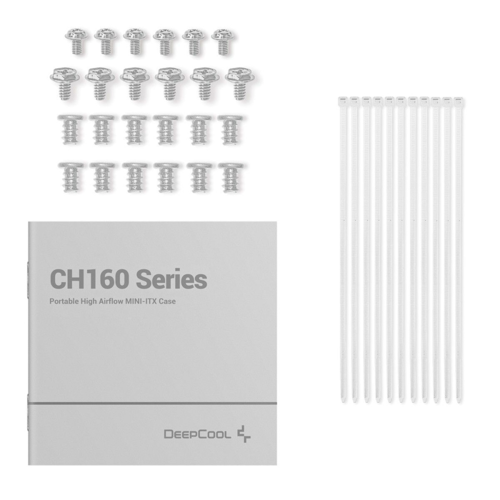 Компьютерный корпус Deepcool CH160 White (R-CH160-WHNGI0-G-1)
