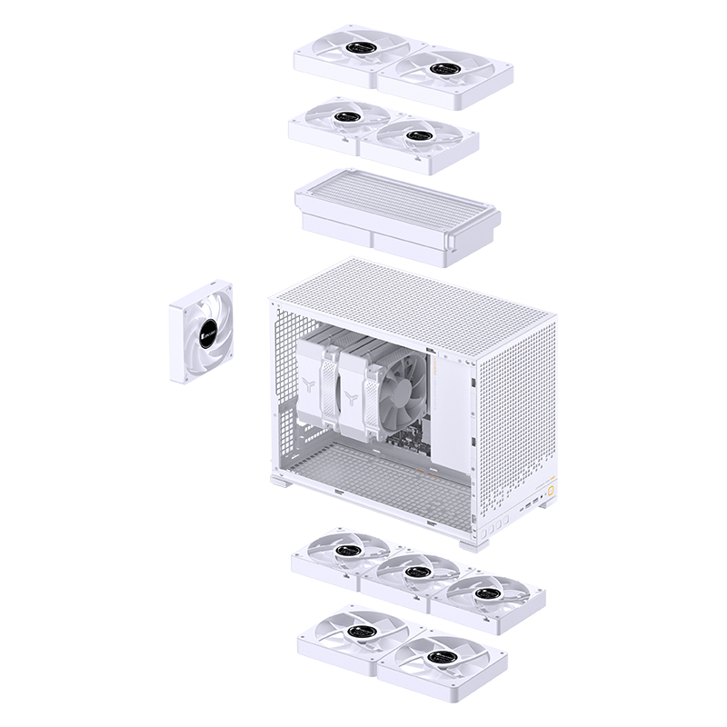 Компьютерный корпус JONSBO D32 PRO TG White