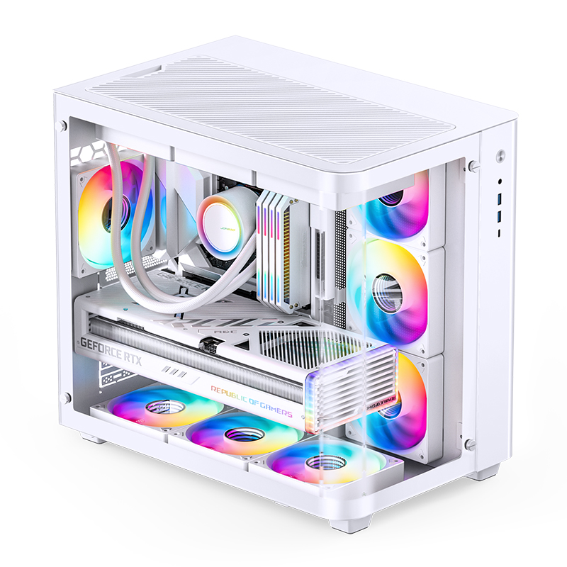 Компьютерный корпус JONSBO TK-3 TG White
