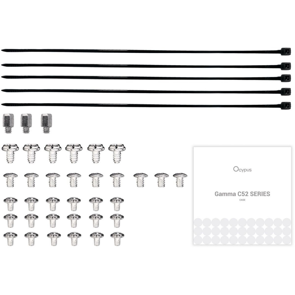 Компьютерный корпус Ocypus Gamma C52 WH TG White (Gamma-C52-W-HD000XX-GL)