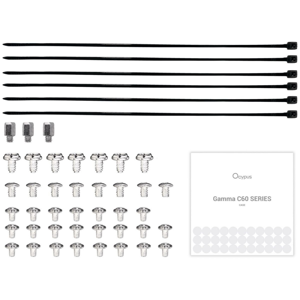 Компьютерный корпус Ocypus Gamma C60 WH TG White (Gamma-C60-W-HG000XX-GL)