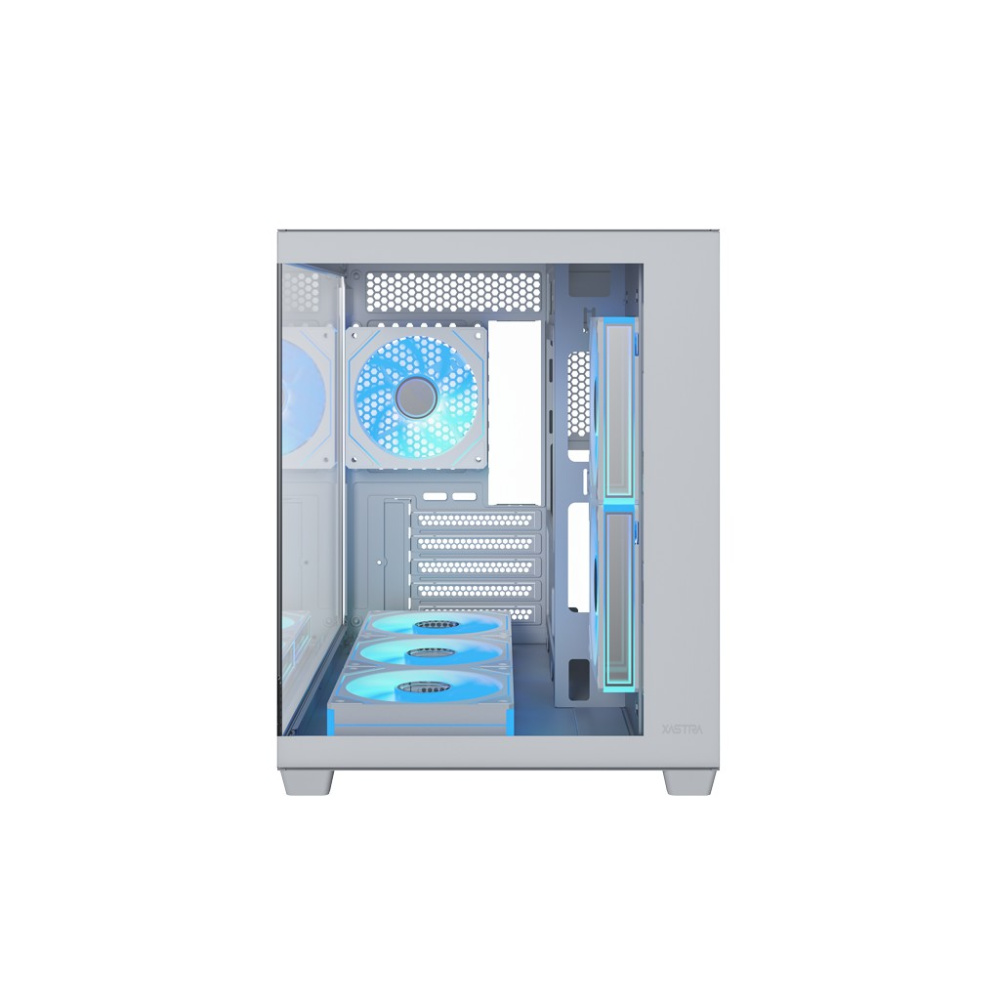 Компьютерный корпус XASTRA QW500M 6ARGB-C10-UC White (QW500M-6FM12A-C10-UC-WH)