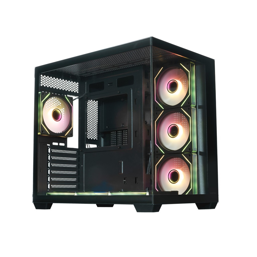 Компьютерный корпус XASTRA QW500 7ARGB-C10-UC Black (QW500-7FM12A-C10-UC)