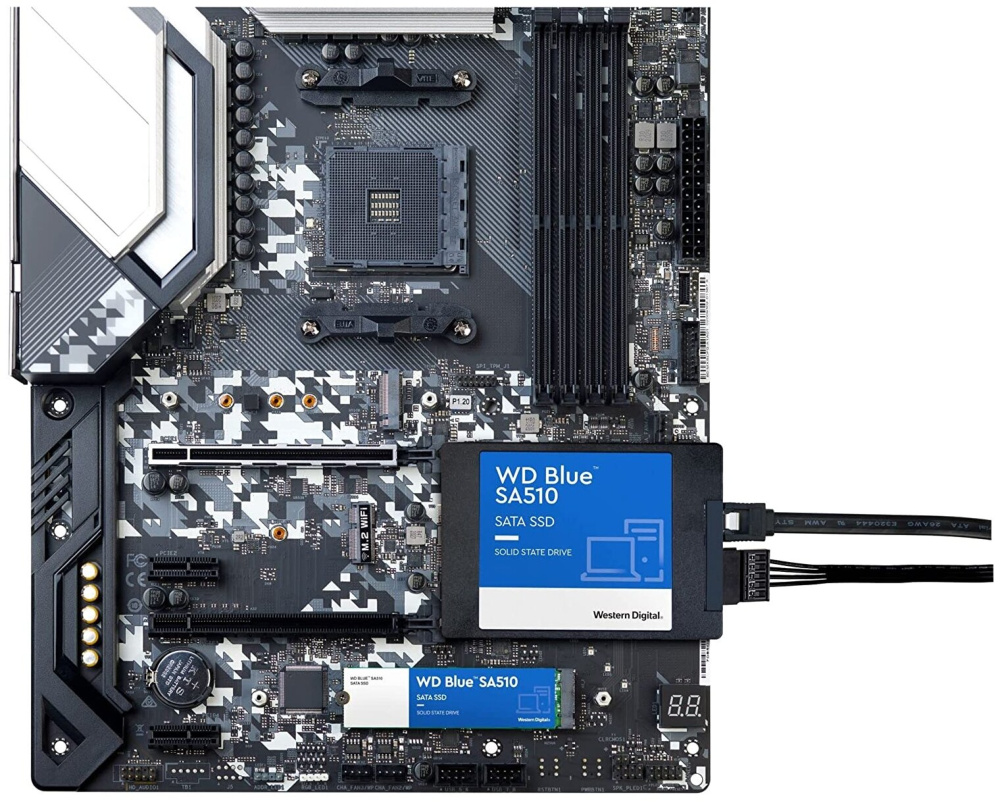 Твердотельный накопитель Western Digital 1000 Gb Blue (WDS100T3B0A)
