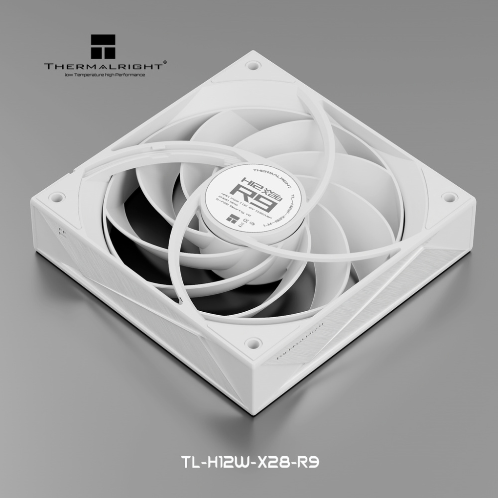 Вентилятор для корпуса Thermalright TL-H12-X28W-R9 White (TRTLH12X28WR9)