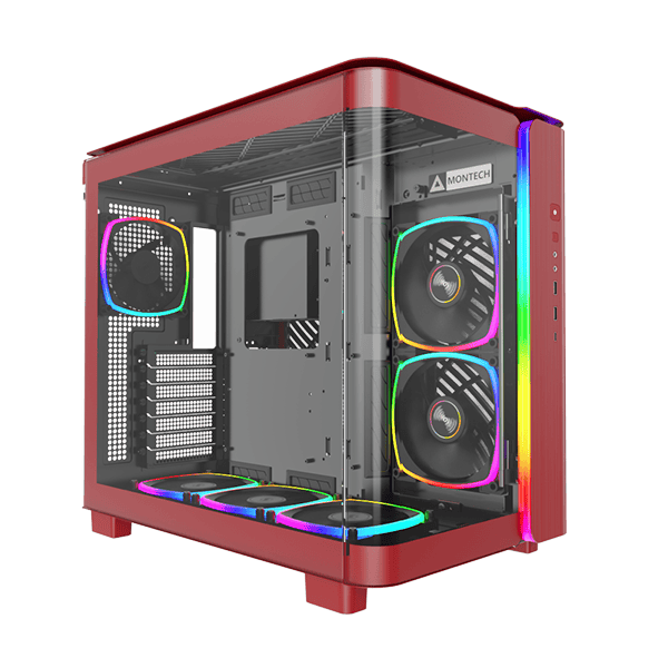 Компьютерный корпус Montech KING 95 PRO ARGB Red (MNT-K95P-R)