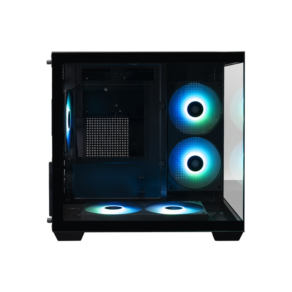 Компьютерный корпус XASTRA QW400M 5ARGB-FC-C6-AC ARGB Black (QW400M-2FA24A-1FC12A-C6-A)