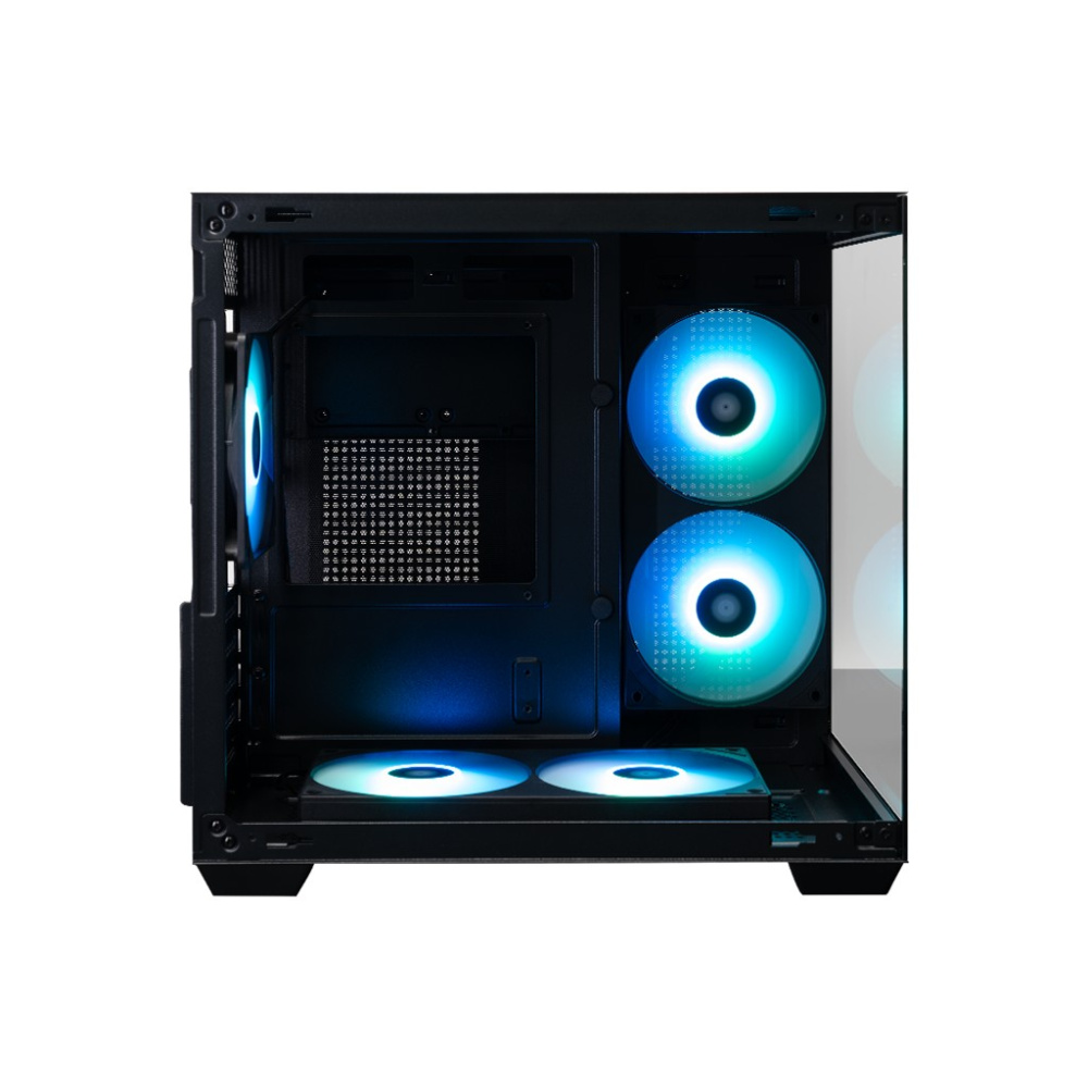 Компьютерный корпус XASTRA QW400M 5ARGB-FC-C6-AC ARGB Black (QW400M-2FA24A-1FC12A-C6-A)