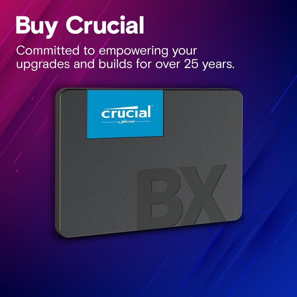 Твердотельный накопитель CRUCIAL 4000 Gb BX500 (CT4000BX500SSD1)